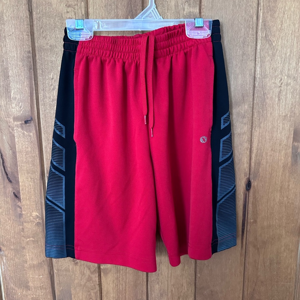 Red Athletic kids Shorts